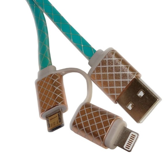 USB Ladekabel - Hellblau