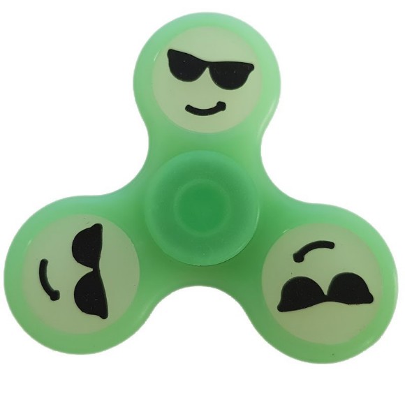 Hand-Spinner, selbstleuchtend, Grün