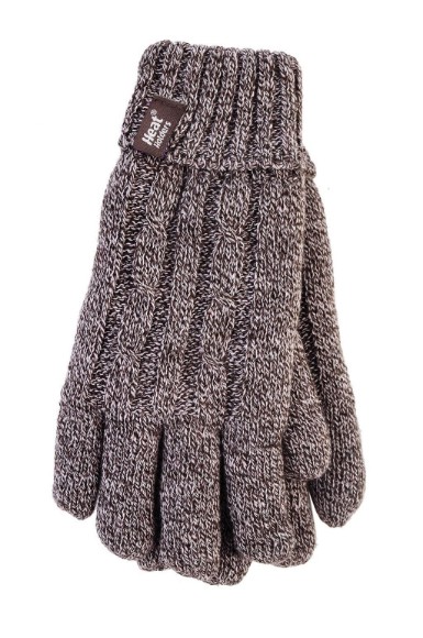 Heat Holders - Ladies Gloves Fawn M/L