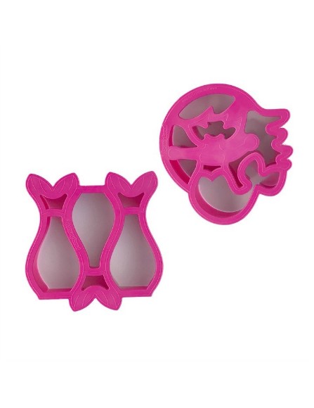 Lunch Punch Sandwich Cutter - Pairs Mermaid