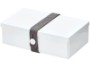 Uhmm Box Lunchbox No. 01 Weiss/Grau