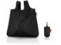 Reisenthel Tasche Mini Maxi Shopper Pocket Black Schwarz Einkaufstasche aus Polyester, Schwarz